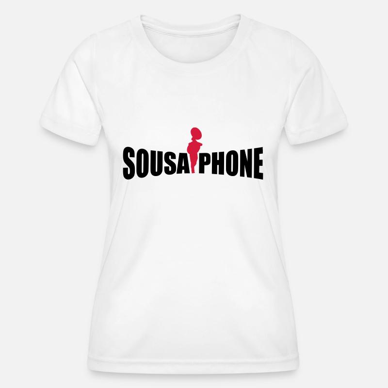 sousaphone - Women's Functional T-Shirt - white