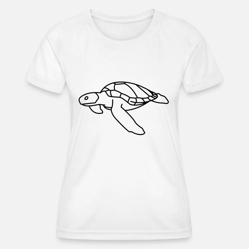 Sea Turtle - Women's Functional T-Shirt - white