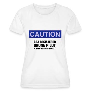 Drone Pilot - Women's Functional T-Shirt - white - Front - AI Model Female 172 dark (172cm)