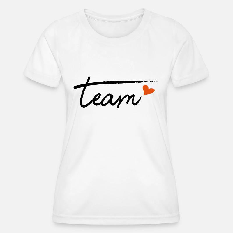Team - Women's Functional T-Shirt - white