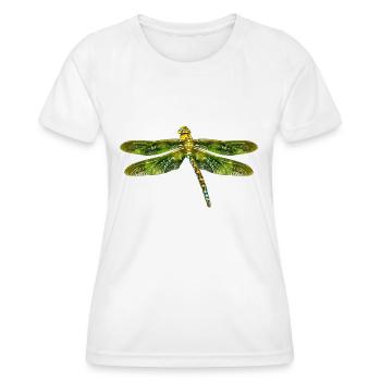 libellule - T-shirt sport Femme - blanc - Devant - AI Model Female 172 dark (172cm)