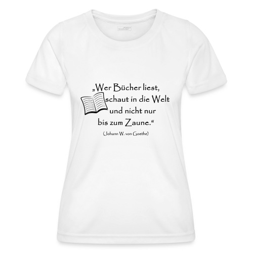 Bücher lesen - Frauen Funktions-T-Shirt
