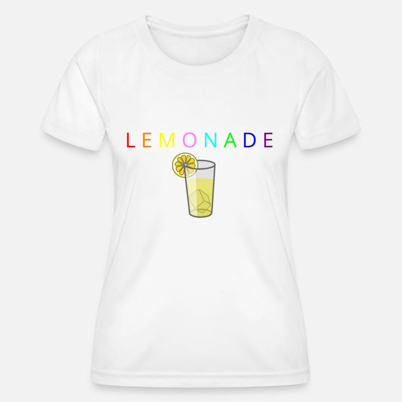 LEMONADE - Women's Functional T-Shirt - white