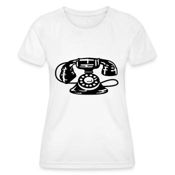 Altes Handy - Frauen Funktions-T-Shirt - Weiß - Vorne - AI Model Female 172 dark (172cm)