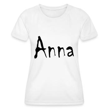 anna - Frauen Funktions-T-Shirt - Weiß - Vorne - AI Model Female 172 dark (172cm)