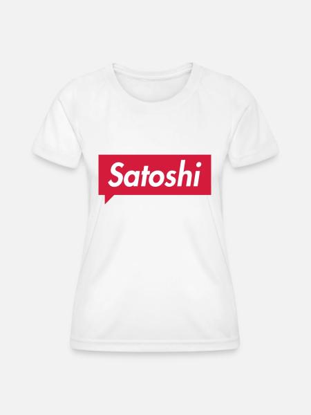Satoshi - Frauen Funktions-T-Shirt - Weiß