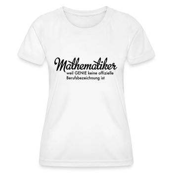 Mathematiker - Frauen Funktions-T-Shirt - Weiß - Vorne - AI Model Female 172 dark (172cm)