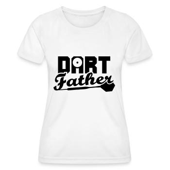DART Father - Frauen Funktions-T-Shirt - Weiß - Vorne - AI Model Female 172 dark (172cm)