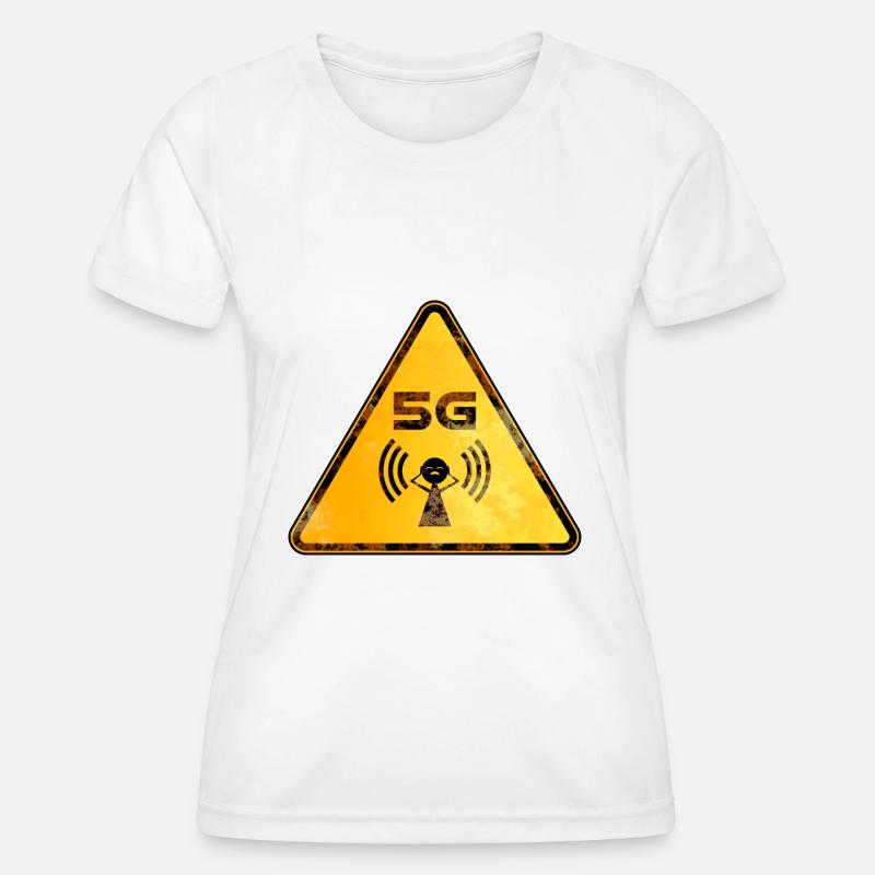 5G - Women's Functional T-Shirt - white