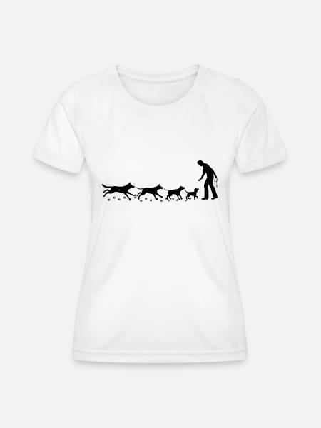 Rudel - Frauen Funktions-T-Shirt - Weiß