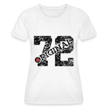 54TH BIRTHDAY 54 YEARS ORIGINAL 1972 - Women's Functional T-Shirt - white - Front - AI Model Female 172 dark (172cm)