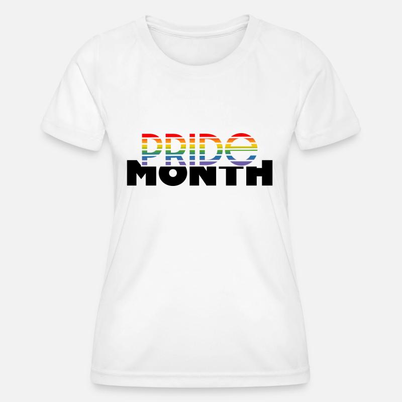 Pride month - Women's Functional T-Shirt - white