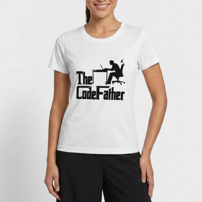 The Codefather Programmer Coder Developer Software Frauen Funktions-T-Shirt