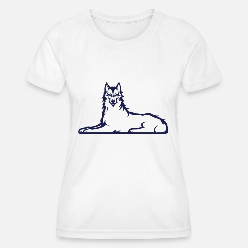 Chechen Wolf 2025 edition - Women's Functional T-Shirt - white