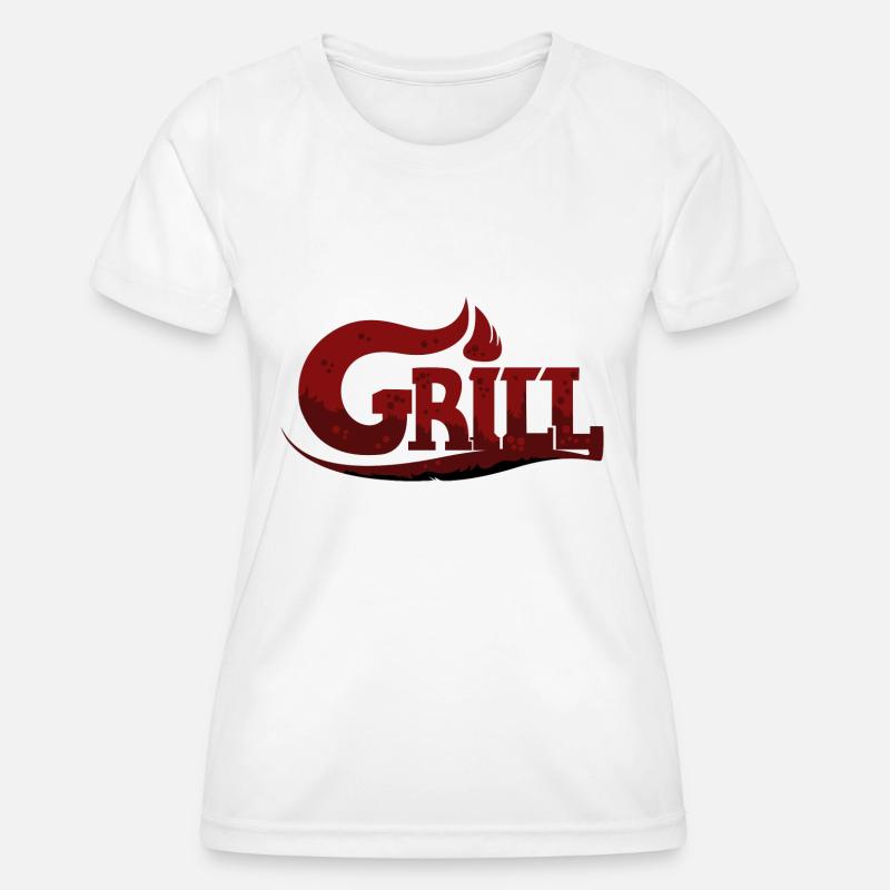 BBQ - Summer - BBQ - Women's Functional T-Shirt - white
