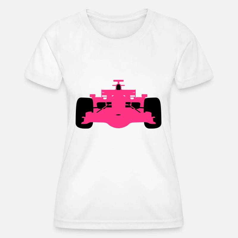 F1 #4 - Women's Functional T-Shirt - white