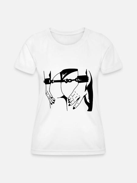 Erotisch - Frauen Funktions-T-Shirt - Weiß