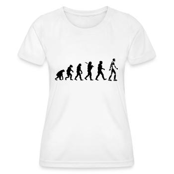 Roboter-Entwicklung - Frauen Funktions-T-Shirt - Weiß - Vorne - AI Model Female 172 dark (172cm)