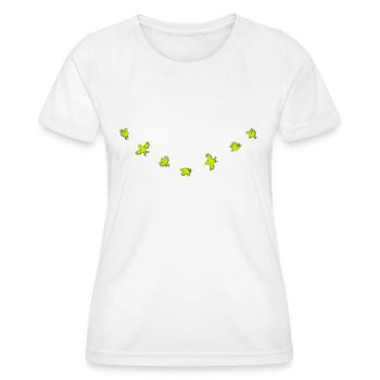 Birdies - Frauen Funktions-T-Shirt - Weiß - Vorne - AI Model Female 172 dark (172cm)