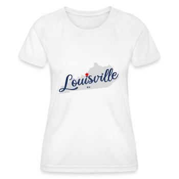 Louisville - Kentucky USA United States of America - Frauen Funktions-T-Shirt - Weiß - Vorne - AI Model Female 172 dark (172cm)