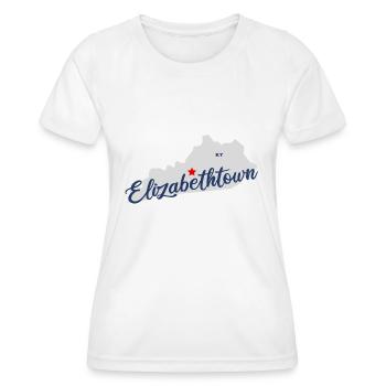 Elizabethtown - Kentucky United States of America - Frauen Funktions-T-Shirt - Weiß - Vorne - AI Model Female 172 dark (172cm)