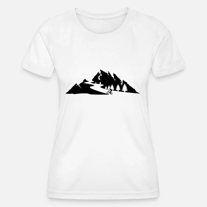 Mountain bikers - Women's Functional T-Shirt - white