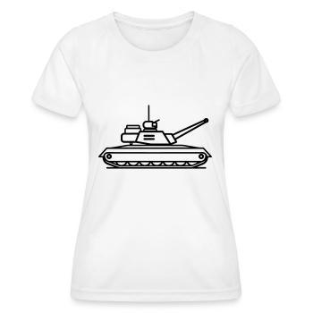 tank - Women's Functional T-Shirt - white - Front - AI Model Female 172 dark (172cm)