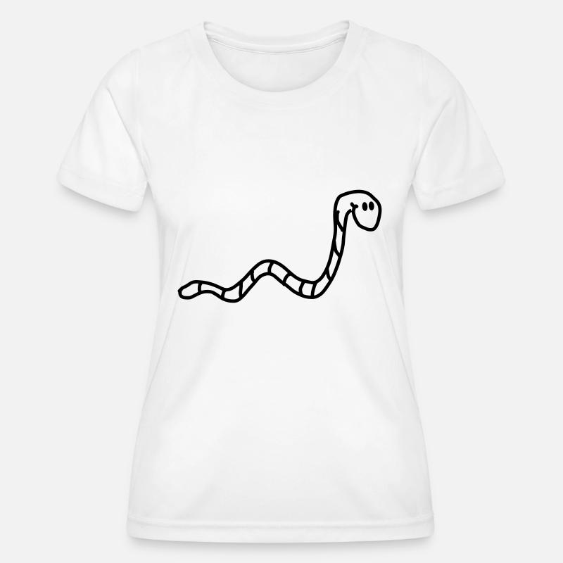 worm - Women's Functional T-Shirt - white
