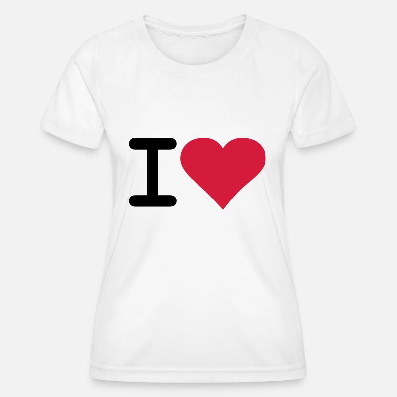 love2 - Women's Functional T-Shirt - white