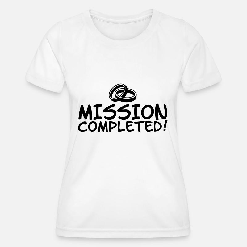 Mission completed - Women's Functional T-Shirt - white