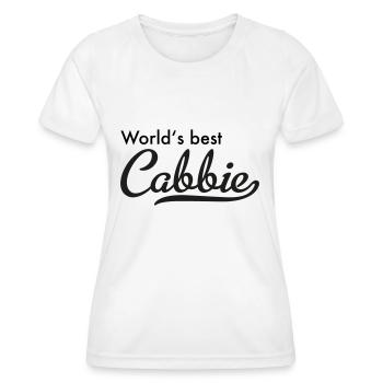 Cabbie - Women's Functional T-Shirt - white - Front - AI Model Female 172 dark (172cm)