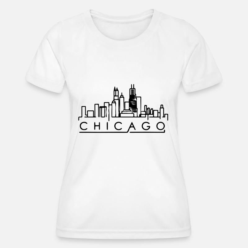 Chicago - Women's Functional T-Shirt - white