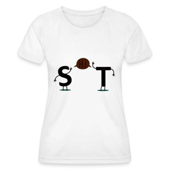 shit - Frauen Funktions-T-Shirt - Weiß - Vorne - AI Model Female 172 dark (172cm)