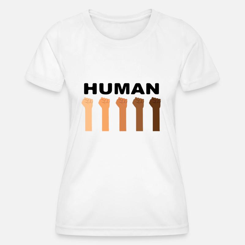 humane - Women's Functional T-Shirt - white