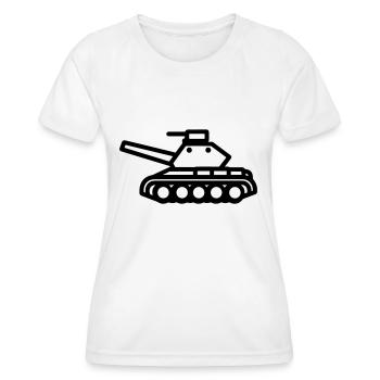 tank - Women's Functional T-Shirt - white - Front - AI Model Female 172 dark (172cm)