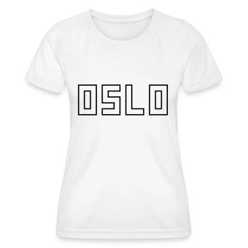 Oslo - Frauen Funktions-T-Shirt - Weiß - Vorne - AI Model Female 172 dark (172cm)