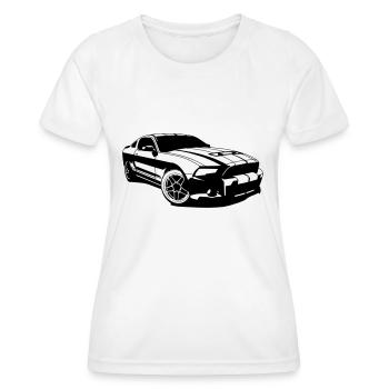 blockedTitle - Women's Functional T-Shirt - white - Front - AI Model Female 172 dark (172cm)