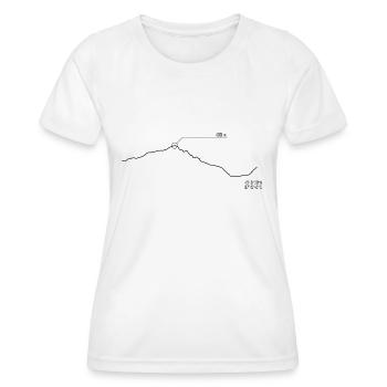 Gran Paradiso - T-shirt sport Femme - blanc - Devant - AI Model Female 172 dark (172cm)