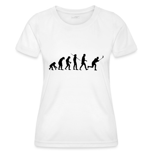 Floorball Evolution Black - Frauen Funktions-T-Shirt