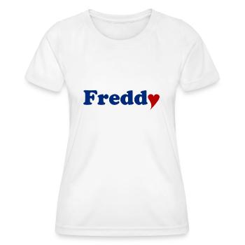 Freddy mit Herz - Women's Functional T-Shirt - white - Front - AI Model Female 172 dark (172cm)