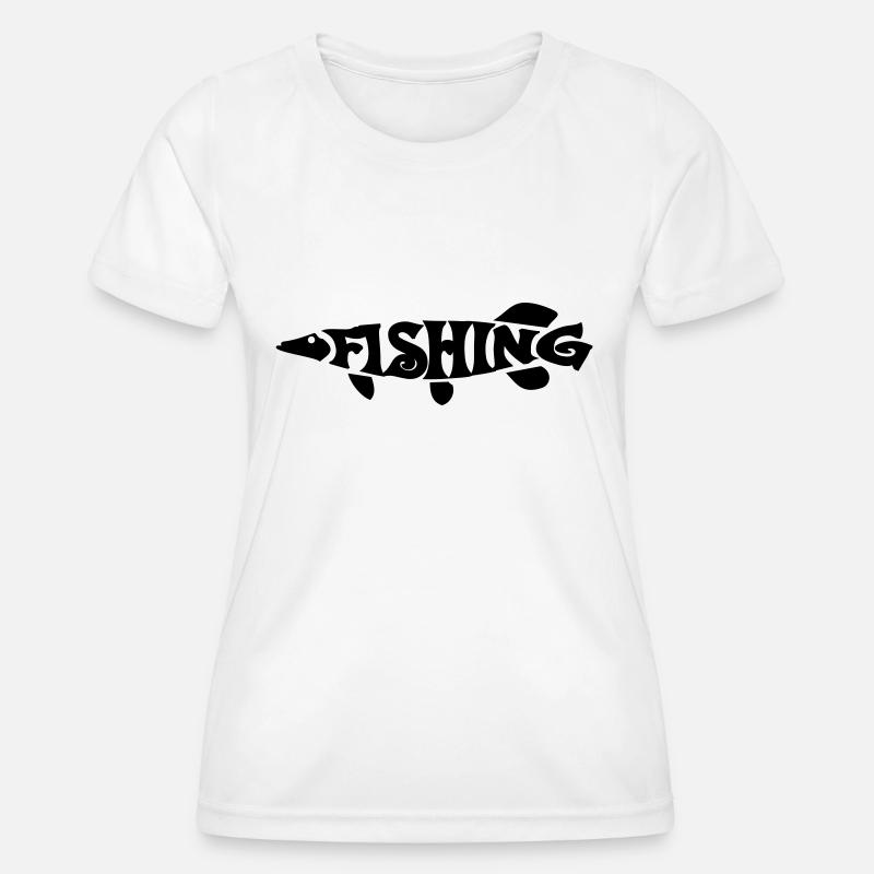 Fishing - Women's Functional T-Shirt - white