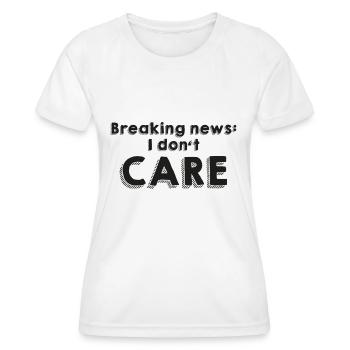 Dernières nouvelles - T-shirt sport Femme - blanc - Devant - AI Model Female 172 dark (172cm)