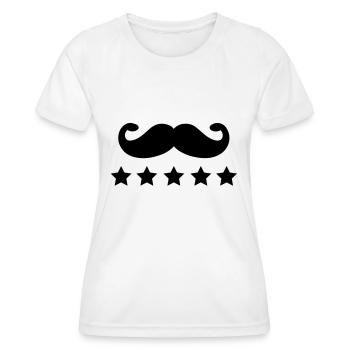 bart - Frauen Funktions-T-Shirt - Weiß - Vorne - AI Model Female 172 dark (172cm)