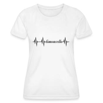 Limoncello, liqueur de citron, Limoncino, Italie - T-shirt sport Femme - blanc - Devant - AI Model Female 172 dark (172cm)