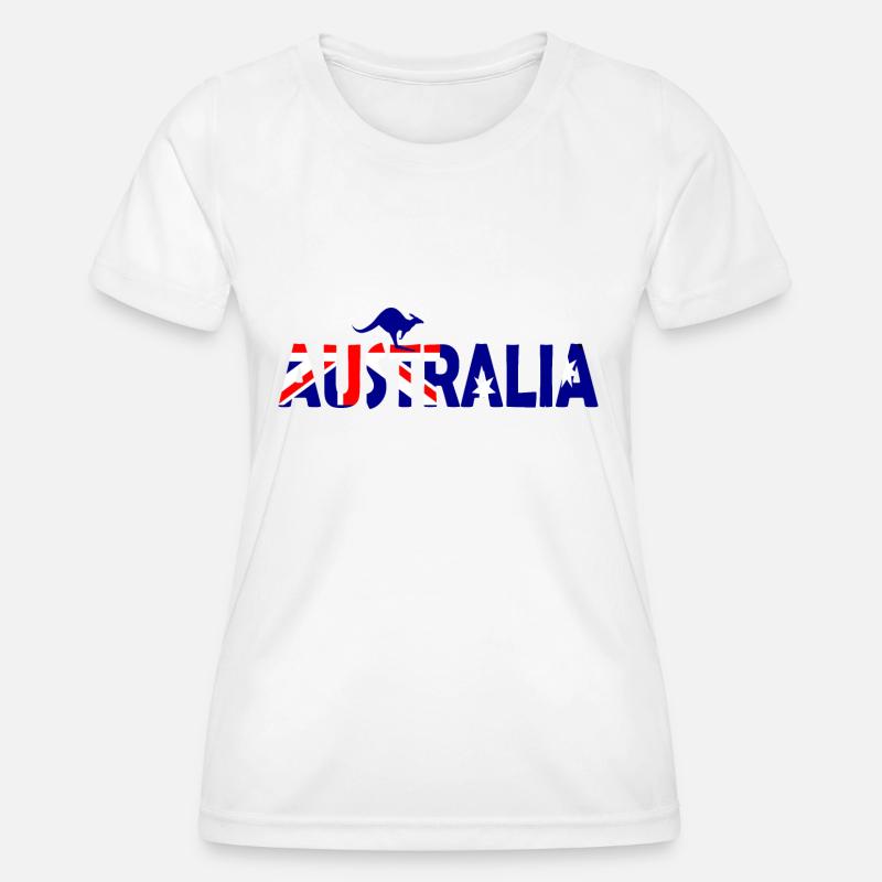 Australia - Women's Functional T-Shirt - white
