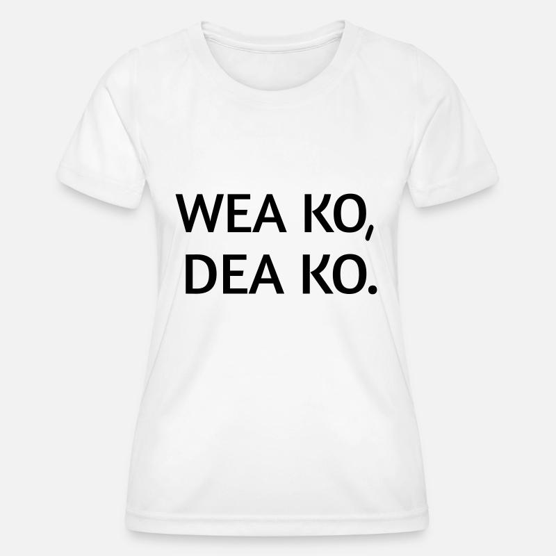 Wea ko dea ko - Women's Functional T-Shirt - white