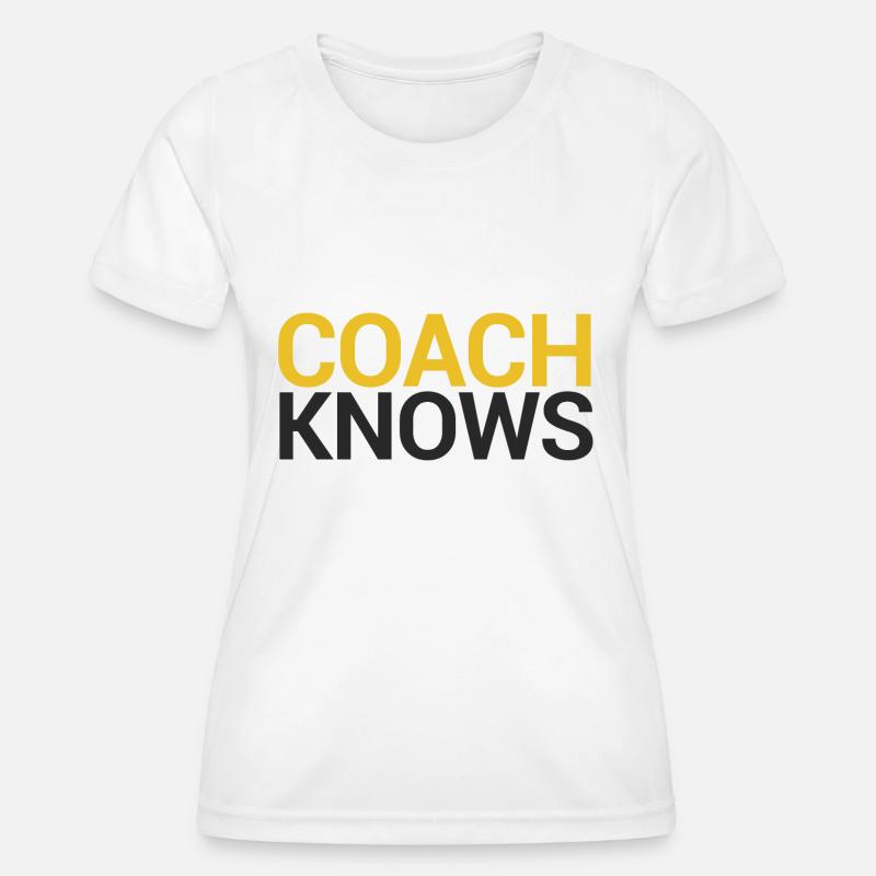 Coach / Coach: Coach Knows - Women's Functional T-Shirt - white