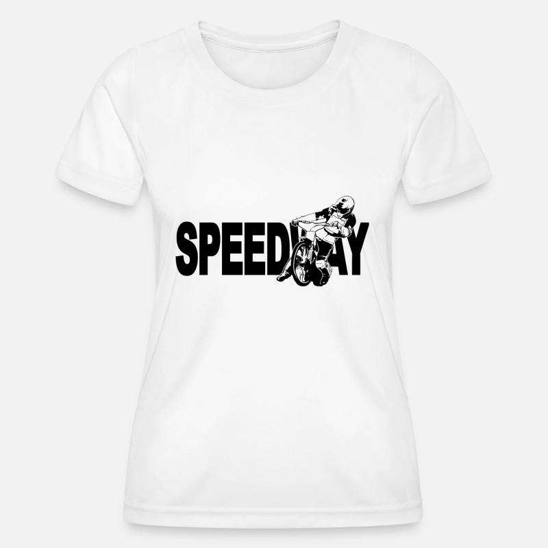 Speedway Racing - Women's Functional T-Shirt - white