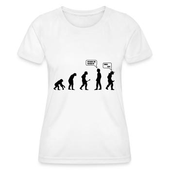 Swag Yolo Evolution - Women's Functional T-Shirt - white - Front - AI Model Female 172 dark (172cm)