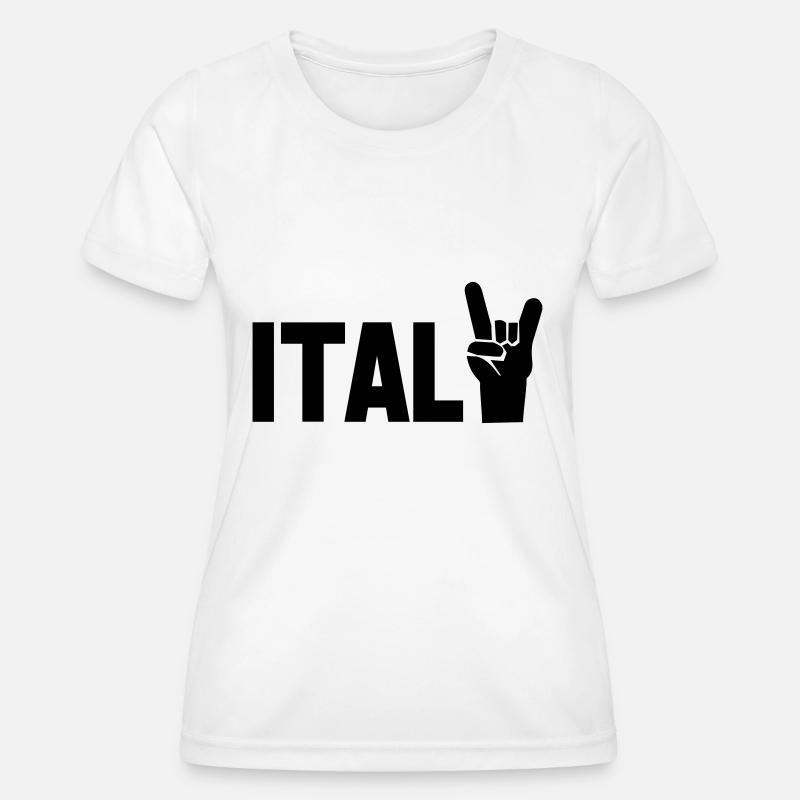 italy - Women's Functional T-Shirt - white